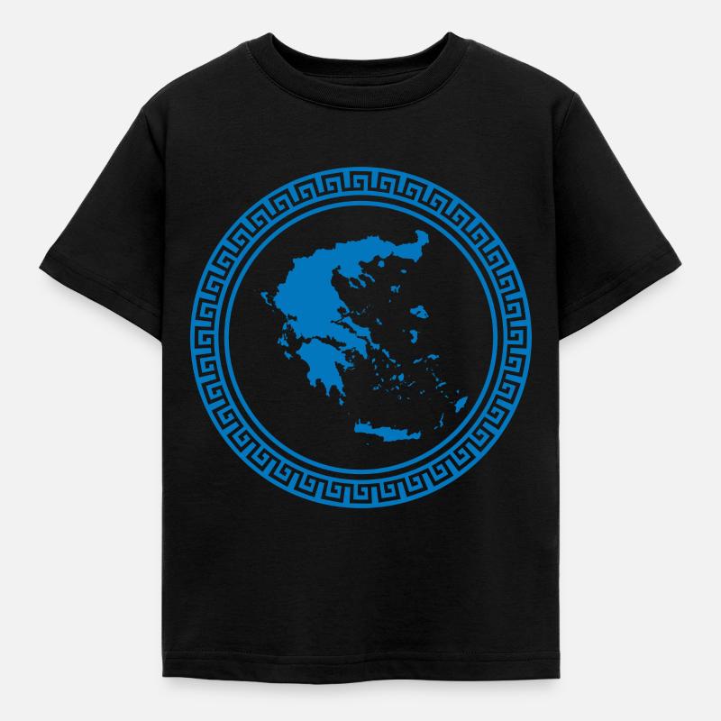 Grèce - T-shirt Enfant - noir