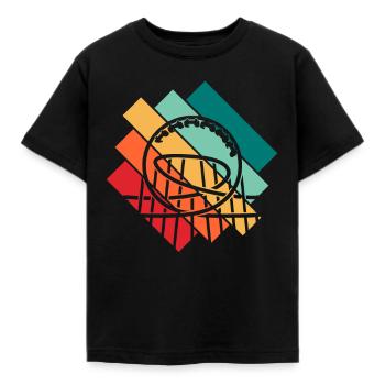 Montagnes russes - T-shirt Enfant - noir - Devant - AI Model Kid Female (0cm)