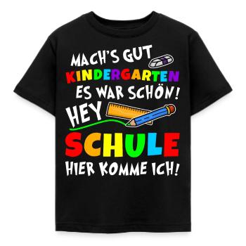 Einschulung Schulkind 2024 Erster Schultag Kinder - Kinder T-Shirt - Schwarz - Vorne - AI Model Kid Female (0cm)