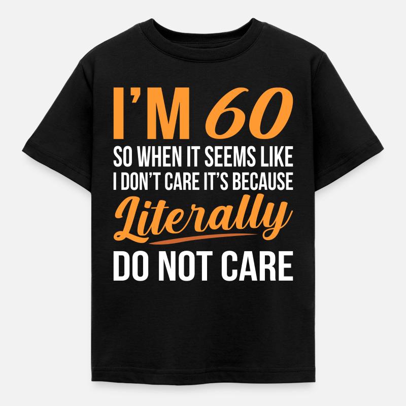 60th birthday - Kids' T-Shirt - black