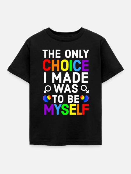 Regenbogen, Regenbogen, Regenbogen, Regenbogen, Regenbogen - Kinder T-Shirt - Schwarz