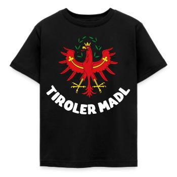 Tiroler Madl - Kinder T-Shirt - Schwarz - Vorne - AI Model Kid Female (0cm)