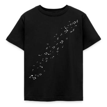Musik Notenschlüssel Symbol - Kinder T-Shirt - Schwarz - Vorne - AI Model Kid Female (0cm)