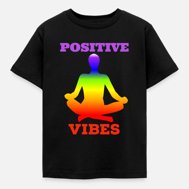 Rainbow, Rainbow, Rainbow, Rainbow, Rainbow - Kids' T-Shirt - black