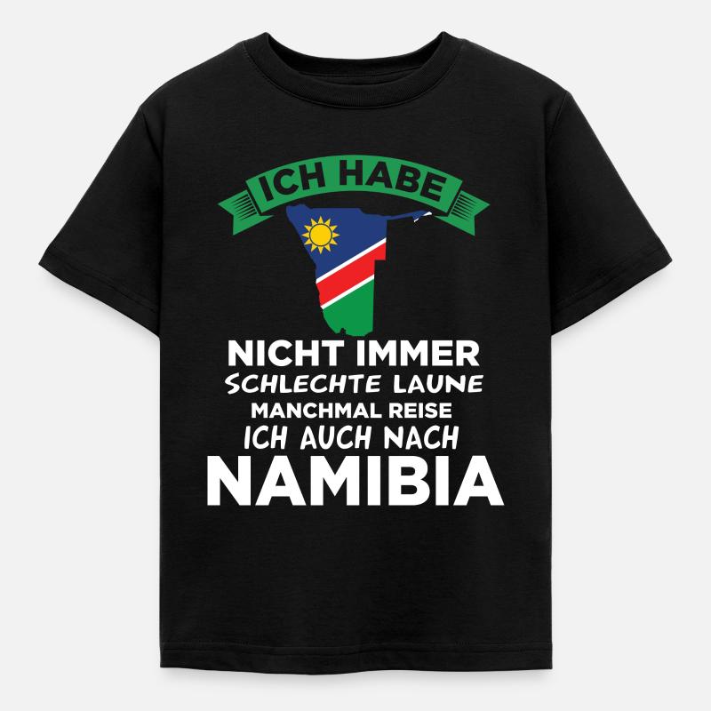Namibia Reise Geschenk Geschenkidee - Kinder T-Shirt - Schwarz