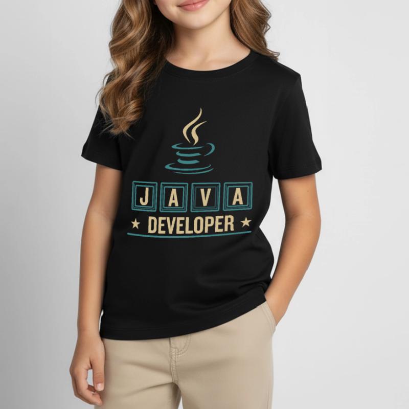 Café Java Developer Coffee T-shirt Enfant