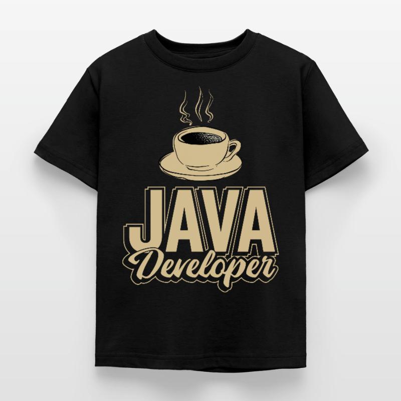 Café Java Developer Coffee T-shirt Enfant