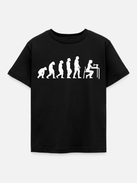 Schneiderin Evolution Nähmaschine Schneider - Kinder T-Shirt - Schwarz