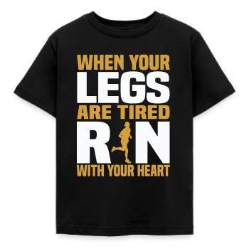 Motivational sayings - Kids' T-Shirt - black - Front - AI Model Kid Female (0cm)
