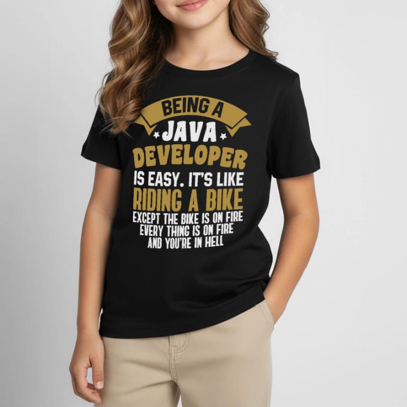 Java Developer T-shirt Enfant