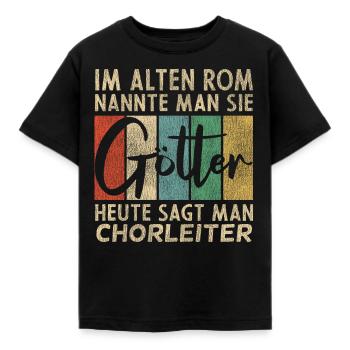 Lustige Chorleiter Sprüche - Kinder T-Shirt - Schwarz - Vorne - AI Model Kid Female (0cm)