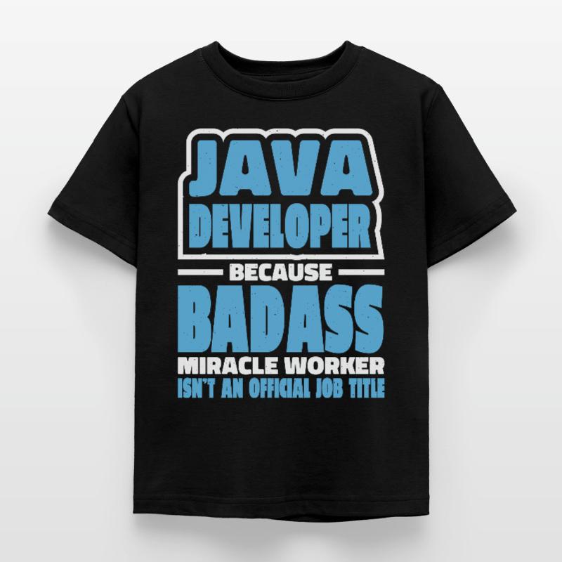 Java Developer Badass T-shirt Enfant