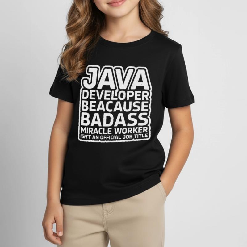 Java Developer Badass T-shirt Enfant