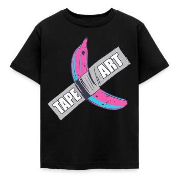 TAPE Artist Ducktape Neon Banane Art Hobby - T-shirt Enfant - noir - Devant - AI Model Kid Female (0cm)