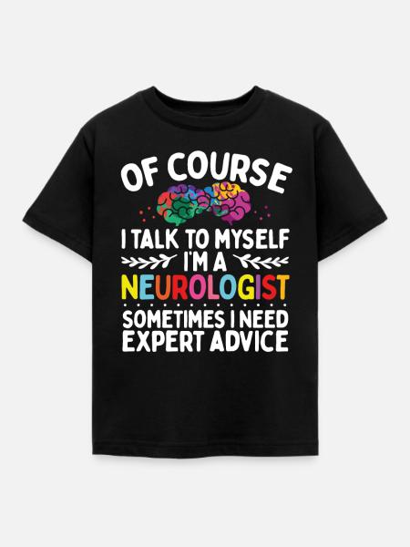 Neurologist Brain Surgery Brain Scan - Kinder T-Shirt - Schwarz