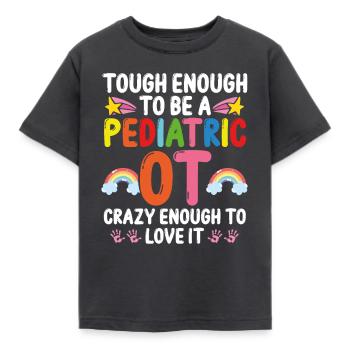 Occupational Therapist Occupational Assistant - Kids' T-Shirt - dark grey - Front - AI Model Kid Female (0cm)