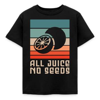 Vasectomy Design for a Sterilized man - Kids' T-Shirt - black - Front - AI Model Kid Female (0cm)