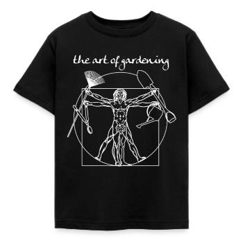 Jardin - T-shirt Enfant - noir - Devant - AI Model Kid Female (0cm)