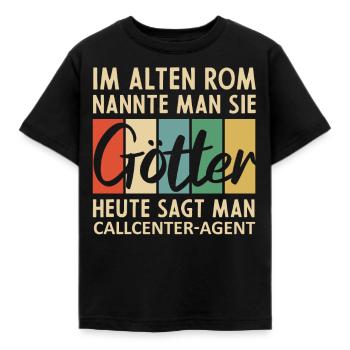 Lustige Callcenter-Agent Sprüche - Kinder T-Shirt - Schwarz - Vorne - AI Model Kid Female (0cm)