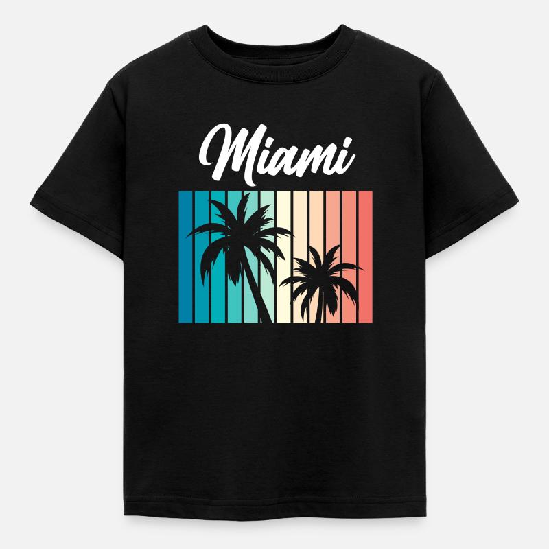 Miami - T-shirt Enfant - noir