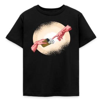 Schocken Shirt gesegnete Würfel Glück Knobeln - Kinder T-Shirt - Schwarz - Vorne - AI Model Kid Female (0cm)