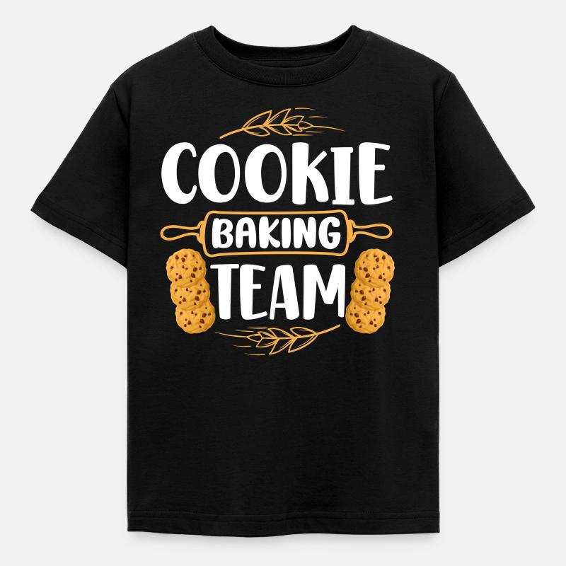Bake Baking Cookie d’équipe Cookie - T-shirt Enfant - noir