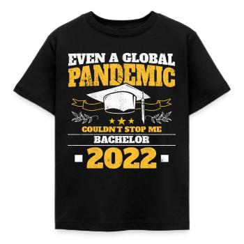 Baccalauréat Diplôme d’études supérieures Baccalauréat 2022 - T-shirt Enfant - noir - Devant - AI Model Kid Female (0cm)