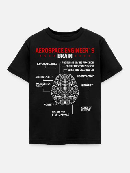 Aerospace Engineer Aerospace Engineering Signs - Kinder T-Shirt - Schwarz