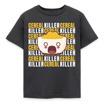 Cereal Killer Halloween Costume Muesli - T-shirt Enfant - charbon - Devant - AI Model Kid Female (0cm)
