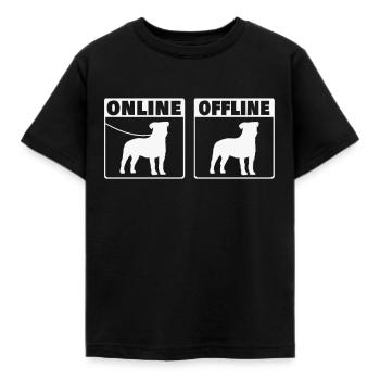Jack Russell Terrier Internet Parson Russell - T-shirt Enfant - noir - Devant - AI Model Kid Female (0cm)