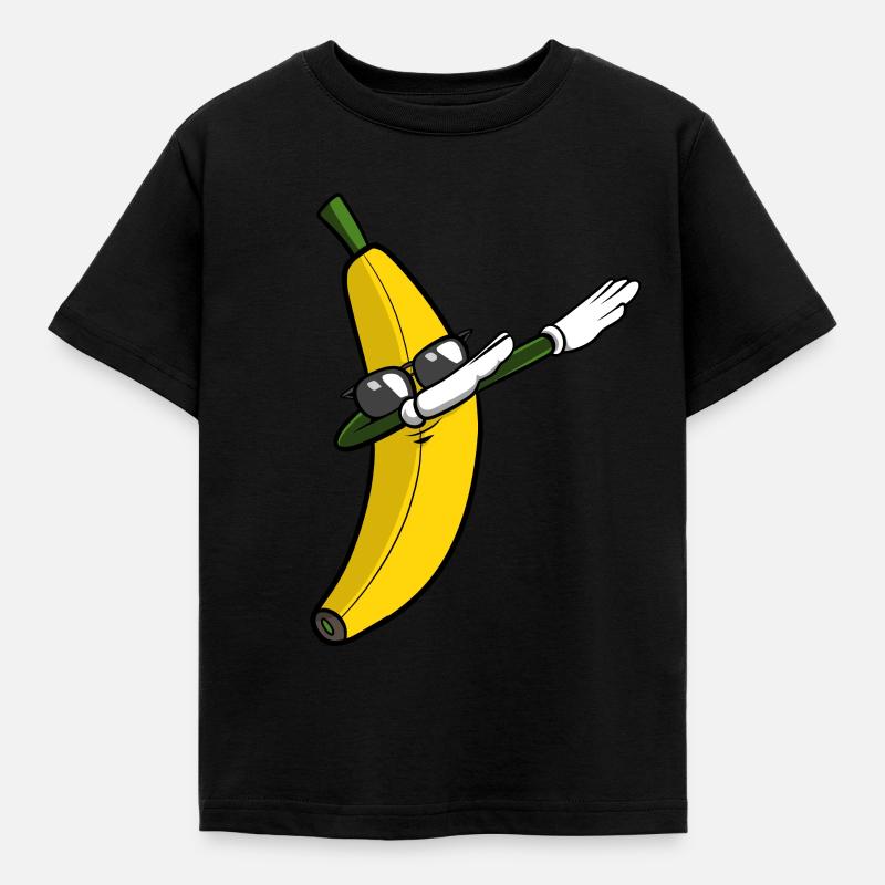 Banane Dabbing Dab Danse - T-shirt Enfant - noir