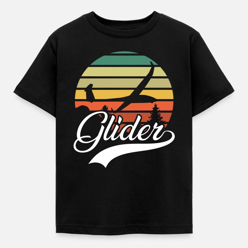 Planeur Planeur - T-shirt Enfant - noir
