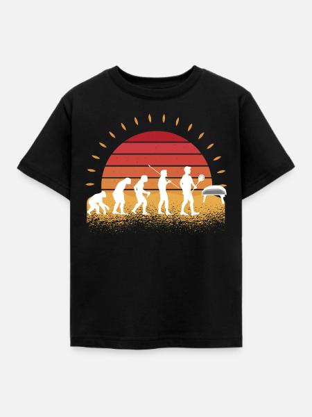 Pizza Bäcker - Kinder T-Shirt - Schwarz