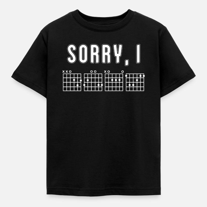 Désolé I-DGAF Guitare Message Caché - T-shirt Enfant - noir