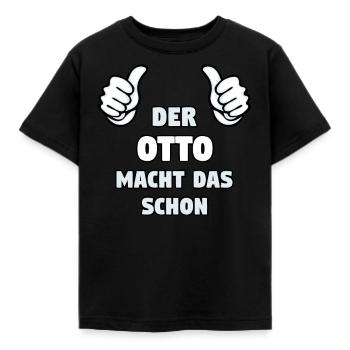 OTTO Vorname Name Lustig Spruch - Kinder T-Shirt - Schwarz - Vorne - AI Model Kid Female (0cm)