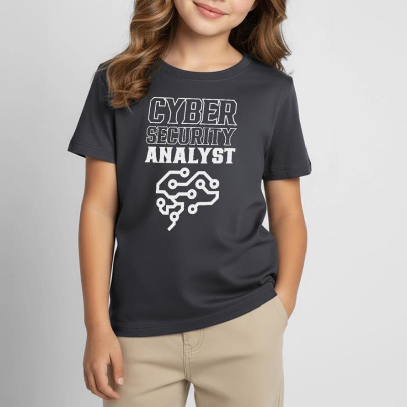 Analyste de cybersécurité IT Security Hacker Hack T-shirt Enfant