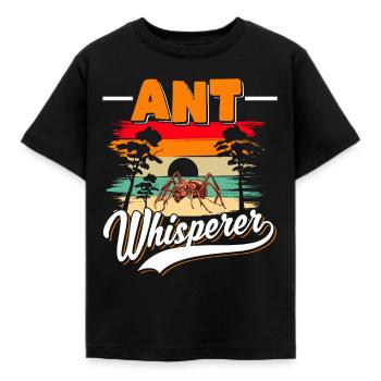 Fourmis Chuchoteur Fourmis Fourmis Ferme - T-shirt Enfant - noir - Devant - AI Model Kid Female (0cm)