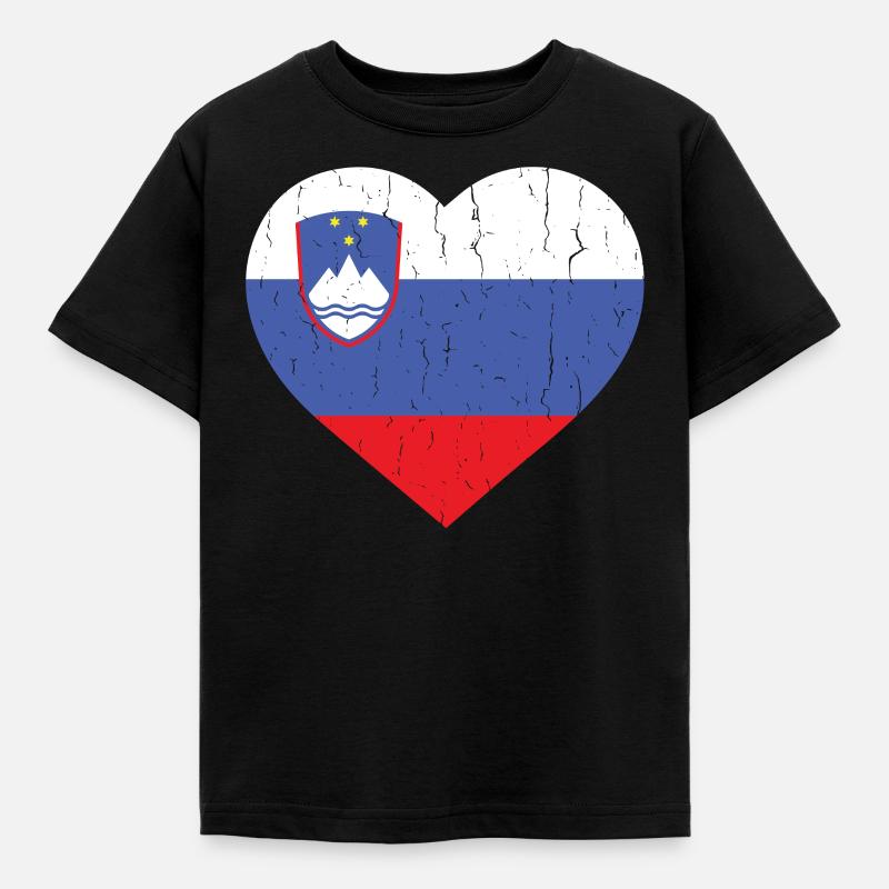 SLOVÉNIE - T-shirt Enfant - noir