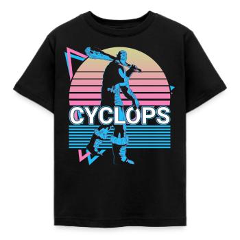 Cyclops Greek Mythology Gift - Kids' T-Shirt - black - Front - AI Model Kid Female (0cm)