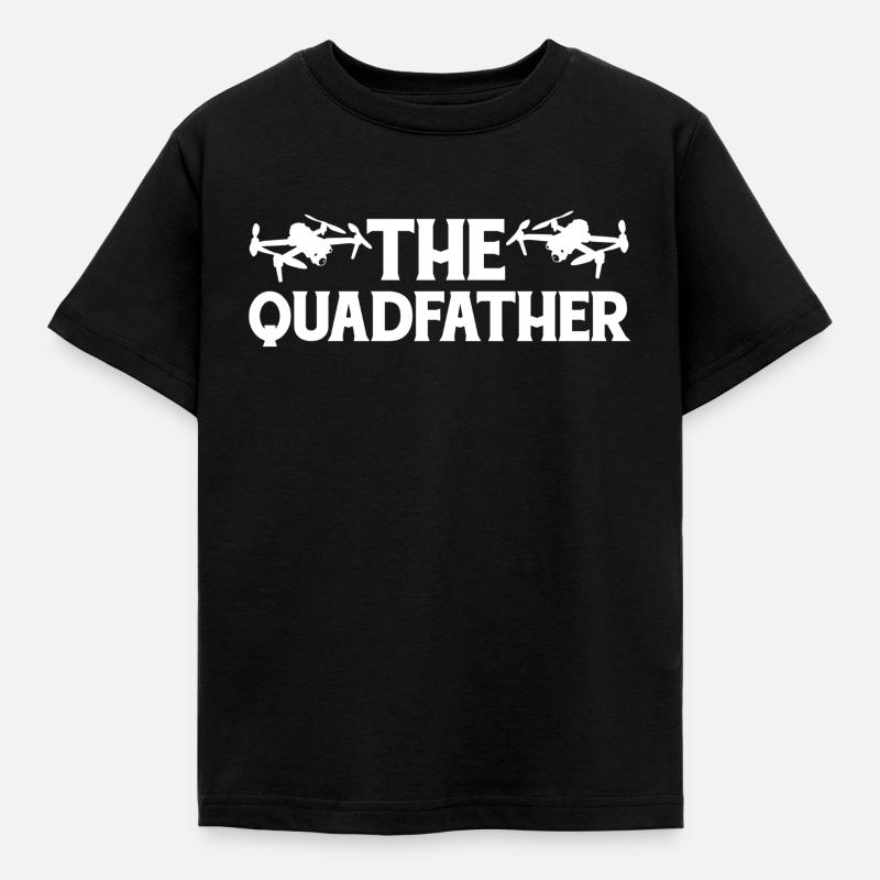 Drone Drone Drone Pilot Quadcopter - Kids' T-Shirt - black