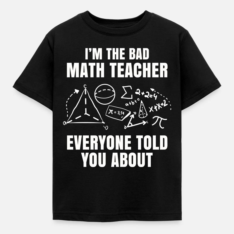 Math - Kids' T-Shirt - black