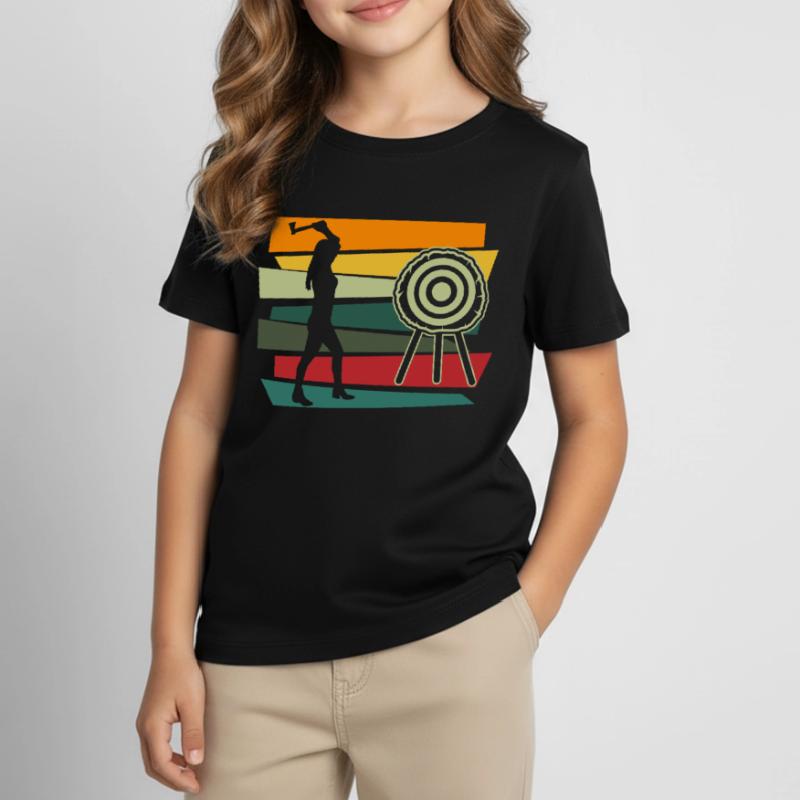 Axt Werfen Axt Werfer Axt Geschenk Kinder T-Shirt
