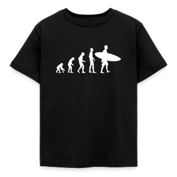 Évolution du surf - T-shirt Enfant - noir - Devant - AI Model Kid Female (0cm)
