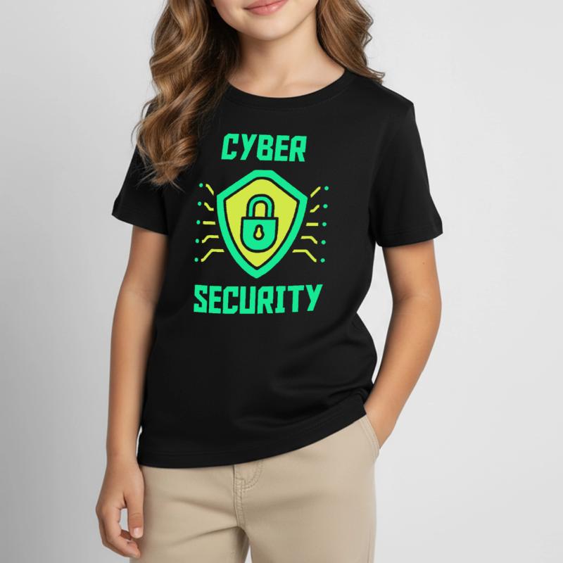 Cybersecurity IT Security Hacker Hack Hacking Kids' T-Shirt