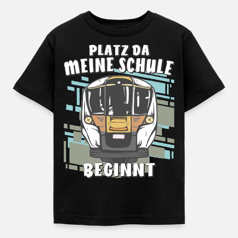 PLATZ DA MEINE SCHULE BEGINNT - Kinder T-Shirt - Schwarz