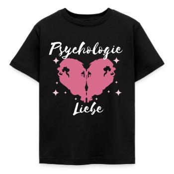 Psychologie Liebe Studium Psychotherapie - Kinder T-Shirt - Schwarz - Vorne - AI Model Kid Female (0cm)