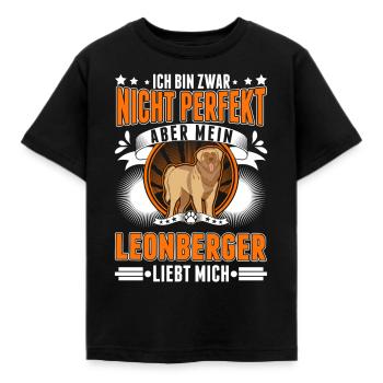 Leonberger - Kinder T-Shirt - Schwarz - Vorne - AI Model Kid Female (0cm)