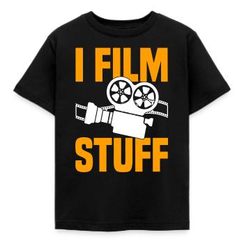 Director Filmmaker Feature Film Film - Kids' T-Shirt - black - Front - AI Model Kid Female (0cm)