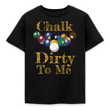 Pool Player Billiards Lover Cue Sports - Kids' T-Shirt - black - Front - AI Model Kid Female (0cm)
