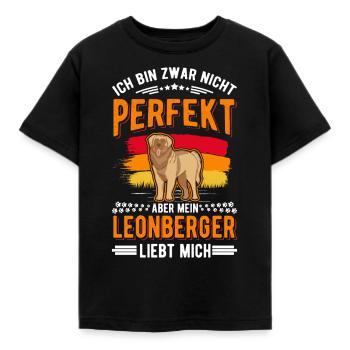 Leonberger - Kinder T-Shirt - Schwarz - Vorne - AI Model Kid Female (0cm)